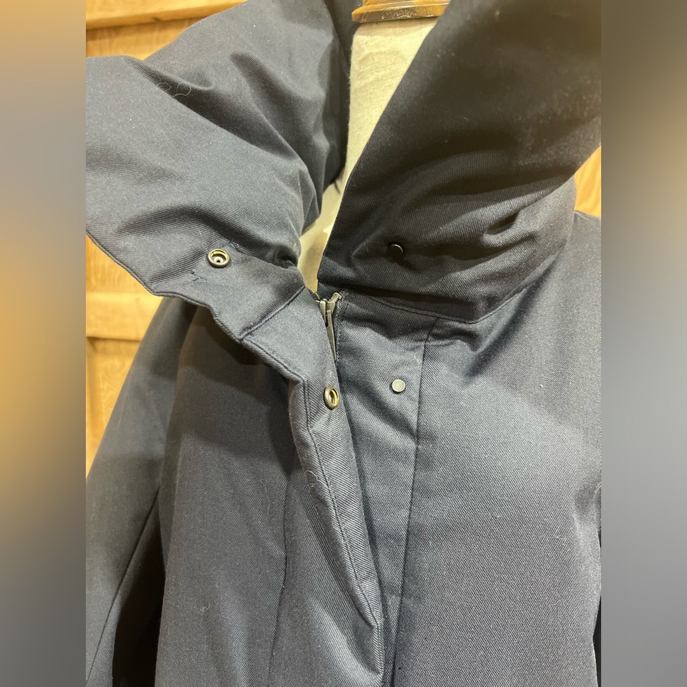 Jil Sander +J x Uniqlo Hybrid Down Wool Blend Jacket Coat High Neck Size Small - Picture 8 of 13